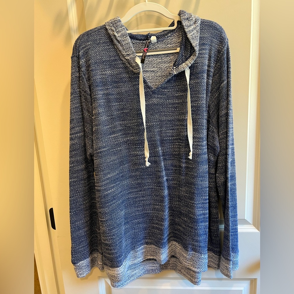 #44 Extra Touch Size 3X Color Blue/White